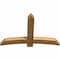 Ekena Millwork Bellingham Rough Sawn Timber Gable Bracket, Western Red Cedar, 60"W x 40"H x 4"D x 6"F, 16/12 Pitch GBW060X40X0406BEL00RWR - alternate 2